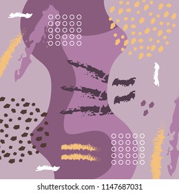 Diseño abstracto de bufanda con fondo hueco. Hijab de moda