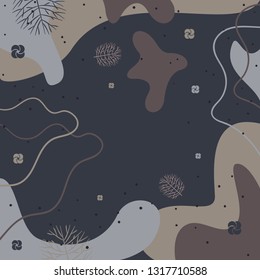 Abstract scarf pattern design. Trendy hijab style