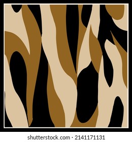 Abstract scarf pattern. Vector Illustration.