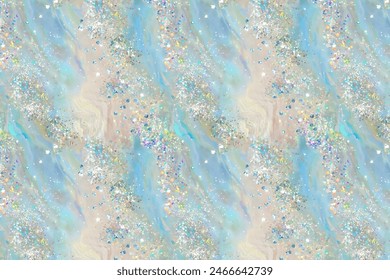 Abstract scarf print. Modern art style. Cute background for shawl print, textile, covers. Bandana, pareo, pillow, home textile design