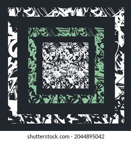 abstract  scarf shawl design vector