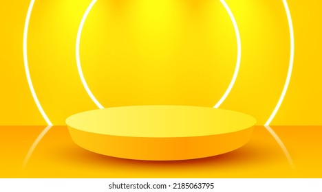 Abstract scene background. Product presentation, mock up, show cosmetic product, Podium, stage pedestal or platform. Vector illustration