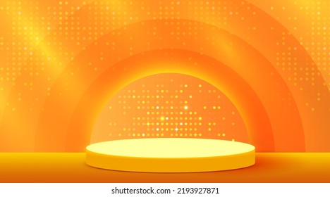 Abstract scene background. Product presentation, mock up, show cosmetic product, Podium, stage pedestal or platform. Vector illustration