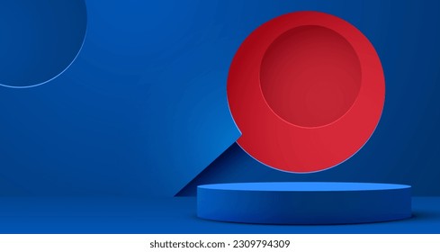 Abstract scene background. Product presentation, mock up, show cosmetic product, Podium, stage pedestal or platform. Vector illustration