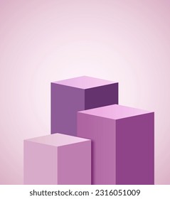 Abstrakter Hintergrund der Szene. Produktpräsentation, Muster, zeigen kosmetisches Produkt, Podium, Bühnenboden oder Plattform. Vektorgrafik