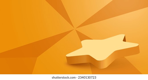 Abstract scene background. Product presentation, mock up, show cosmetic product, Podium, stage pedestal or platform. Vector illustration