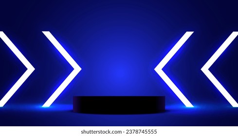Abstract scene background. Product presentation, mock up, show cosmetic product, Podium, stage pedestal or platform. Vector illustration