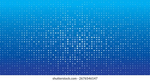 Abstract scene elegant blue light lines on dark background with lighting effect and sparkle. Vector illustration