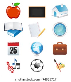 abstract school education icon vector illustration