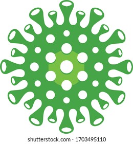 Abstrakte Science 3d Corona Virus Design 2020