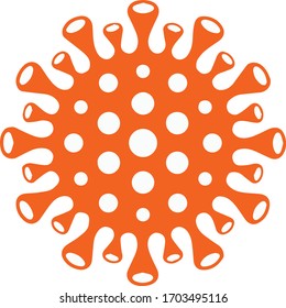 Abstract Science 3d Corona Virus design 2020