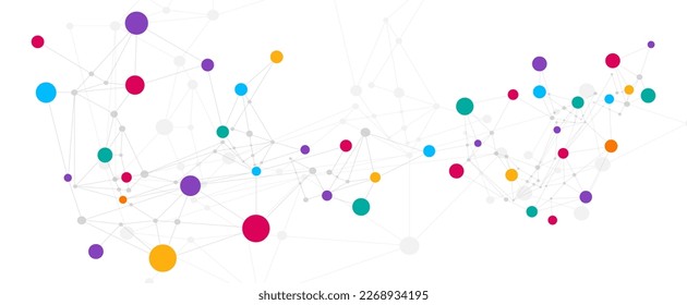 Abstract science background with hexagons stock illustration.	