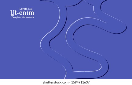Abstract science background. Nature inspired organic wavy shape. Biological texture of growing biomass, unicellular Organisms, Amoeba. Embossed edge of microorganism or mold under microscope.