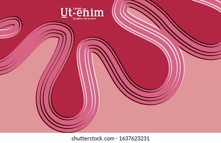 Abstract science background. Nature inspired organic wavy shape. Biological texture of growing biomass, unicellular Organisms, Amoeba. Embossed edge of microorganism or mold under microscope.