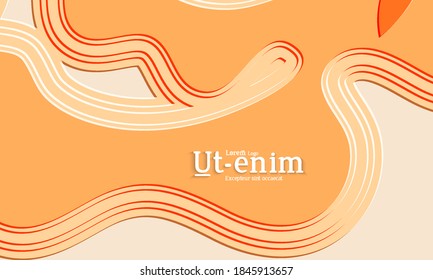 Abstract science background. Nature inspired organic wavy shape. Biological texture of growing biomass, unicellular Organisms, Amoeba. Embossed edge of microorganism or mold under microscope.