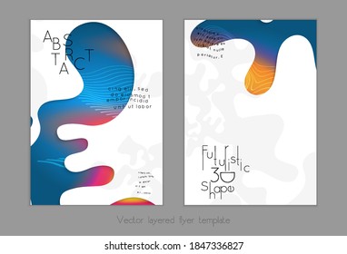 Abstract science background. Nature inspired organic wavy shape. Biological texture of growing biomass, unicellular Organisms, Amoeba. Microorganism or mold under microscope.
