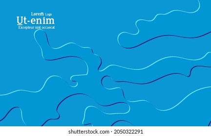 Abstract science background. Nature inspired organic wavy shape. Biological texture of growing biomass, unicellular Organisms, Amoeba. Embossed edge of microorganism or mold under microscope.
