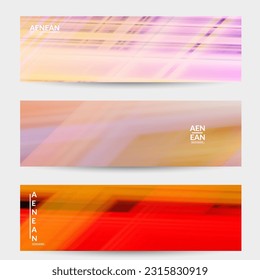 Abstract science banner with glowing rays light effect. Template design for internet speed communication data computing technology. Futuristic texture of trails blurred energy motion.