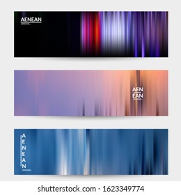 Abstract science banner  with speed light moving fast bright blurred lines. Fluid motion gradients. Sports or music futuristic background. Multicolored liquid texture for marketing technology.