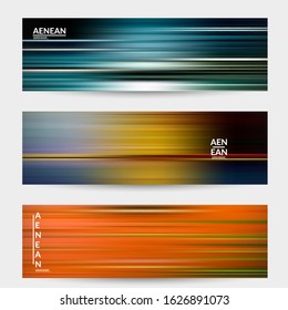 Abstract science banner with speed light moving fast bright blurred lines. Template design for internet communication data computing marketing technology. Futuristic art with fluid bright gradients.