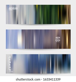 Abstract science banner  with speed light moving fast bright blurred lines. Fluid motion gradients. Sports or music futuristic background. Multicolored liquid texture for marketing technology.