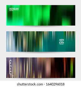 Abstract science banner  with speed light moving fast bright blurred lines. Fluid motion gradients. Sports or music futuristic background. Multicolored liquid texture for marketing technology.