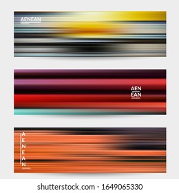 Abstract science banner with speed light moving fast bright blurred lines. Fluid motion gradients. Sports or music futuristic background. Multicolored liquid texture for marketing technology.