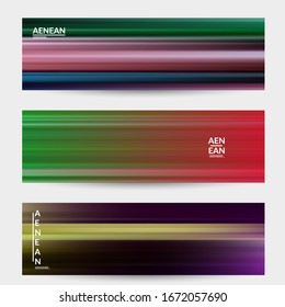 Pancarta de ciencia abstracta con luz de velocidad moviéndose líneas brillantes y borrosas. Diseño de plantillas para la tecnología de marketing de informática de datos de comunicación en Internet. Arte futurista con gradientes brillantes.