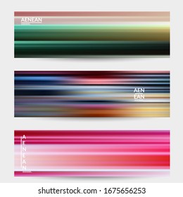 Abstract science banner with speed light moving fast bright blurred lines. Fluid motion gradients. Sports or music futuristic background. Multicolored liquid texture for marketing technology.