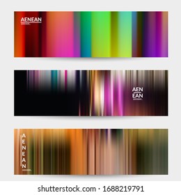 Abstract science banner with speed light moving fast bright blurred lines. Template design for internet communication data computing marketing technology. Futuristic art with fluid bright gradients.