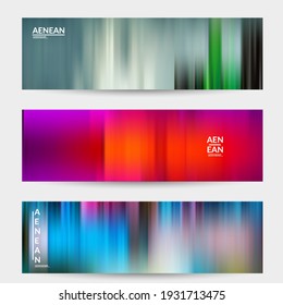 Abstract science banner  with speed light moving fast bright blurred lines. Fluid motion gradients. Sports or music futuristic background. Multicolored liquid texture for marketing technology.