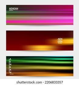 Abstract science banner with speed light moving fast bright blurred lines. Fluid motion gradients. Sports or music futuristic background. Multicolored liquid texture for marketing technology.