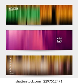 Abstract science banner with speed light moving fast bright blurred lines. Template design for internet communication data computing marketing technology. Futuristic art with fluid bright gradients.