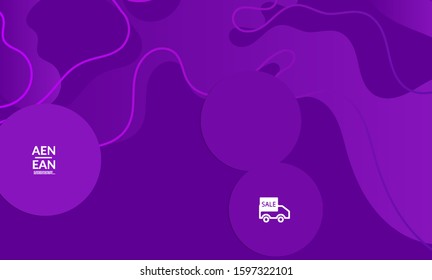 Abstract science biology background. Nature inspired organic wavy vanishing shape on bright gradient. Illustration of growing biomass, Amoeba. Concept of biochemical research on molecular level. 