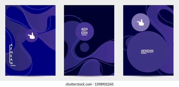 Abstract science biology background. Nature inspired organic wavy vanishing shape on bright gradient. Illustration of growing biomass, Amoeba. Concept of biochemical research on molecular level. 