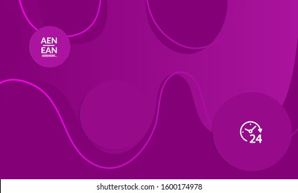 Abstract science biology background. Nature inspired organic wavy vanishing shape on bright gradient. Illustration of growing biomass, Amoeba. Concept of biochemical research on molecular level. 