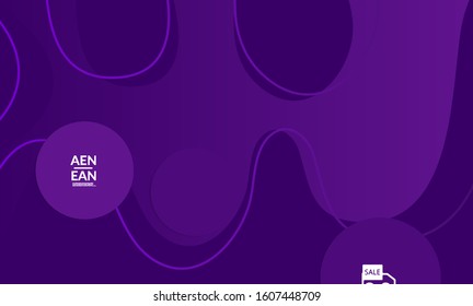 Abstract science biology background. Nature inspired organic wavy vanishing shape on bright gradient. Illustration of growing biomass, Amoeba. Concept of biochemical research on molecular level. 