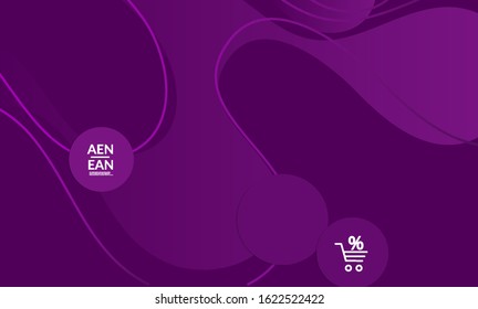 Abstract science biology background. Nature inspired organic wavy vanishing shape on bright gradient. Illustration of growing biomass, Amoeba. Concept of biochemical research on molecular level. 