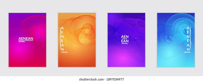 Abstract science biology background. Nature inspired organic wavy vanishing shape on bright gradient. Illustration of growing biomass, Amoeba. Concept of biochemical research on molecular level. 