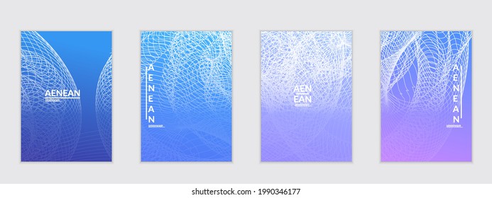 Abstract science biology background. Nature inspired organic wavy vanishing shape on bright gradient. Illustration of growing biomass, Amoeba. Concept of biochemical research on molecular level. 