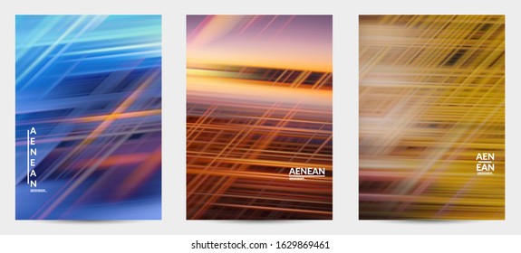Abstract science cover with glowing rays light effect. Template design for internet speed communication data computing technology. Futuristic texture of trails blurred energy motion.