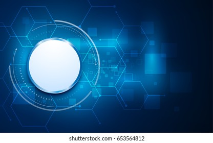 abstract science futuristic sci fi template background