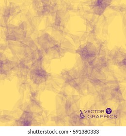 Abstract science material on yellow background.