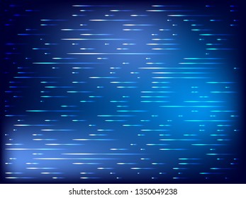 Abstract science or technology background. Array with dynamic particles.