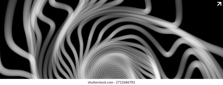 Abstract science or technology background. Blurred dark design. 3d vector illustration. Design for banner, flyer, poster, cover or brochure.