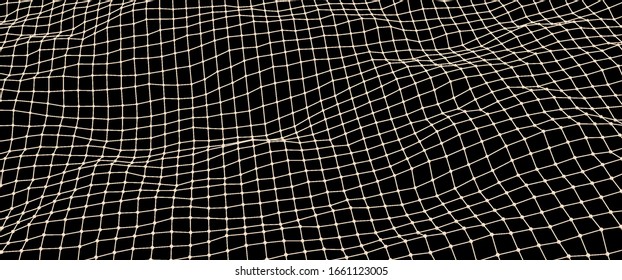 Abstract science or technology background. Graphic design. Network illustration. 3D grid surface.