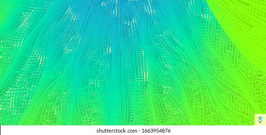 Antecedentes abstractos de ciencia o tecnología. Diseño gráfico. Ilustración de red con partícula. Superficie de cuadrícula 3D. 