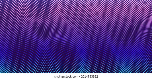 Abstract science or technology background. Graphic design. Network illustration with particle. 3D grid surface. 