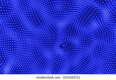 Abstract science or technology background. Graphic design. Network illustration with particle. 3D grid surface. 