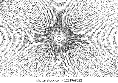 Abstract science or technology background. Network illustration with particle. 3D grid surface. 